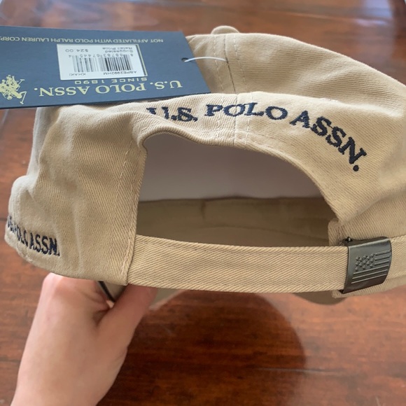 USPA US Polo Assn Khaki Cap - Picture 3 of 9